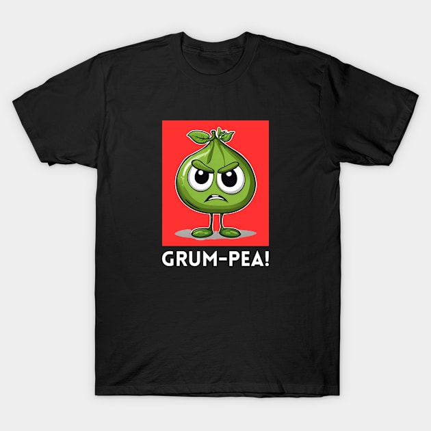 Grum-Pea | Pea Pun T-Shirt by Allthingspunny